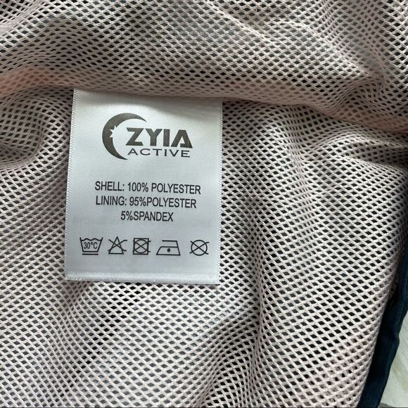 ZYIA Active Bomber Jacket Navy/Pink Size XS - Picture 7 of 13